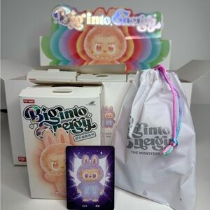 Authentic Labubu Big Into Energy Luck
